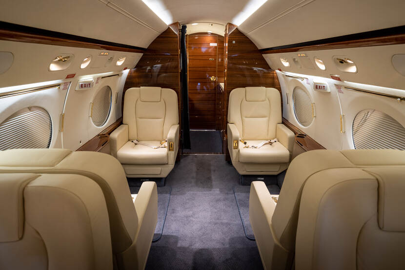 Gulfstream IV interior seats overview